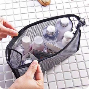 Women Transparent Cosmetic Bag with zipper EVA PVC OPP Material