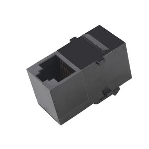 8P8C Female To Female 90° Angle RJ45 Keystone Modular Jack