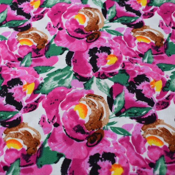 Woven Rotary Print 100 Percent Viscose Rayon Polyester Blend Shirts