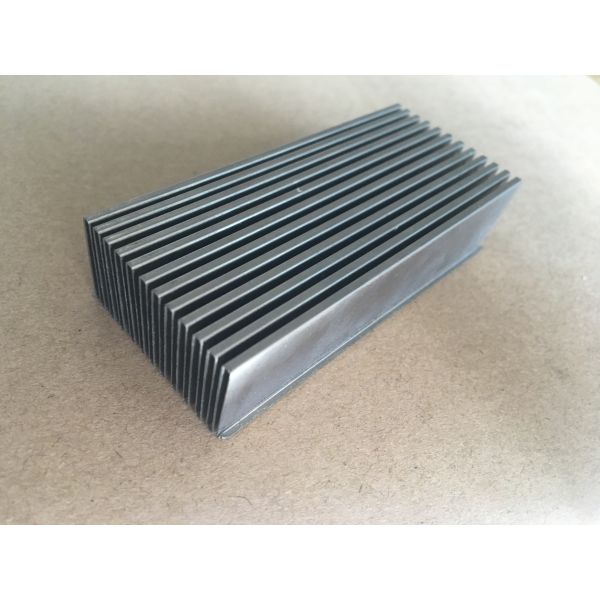 Buy Aluminum Anodized Customized Bonded Folded Fin Chip Heat Sink at wholesale prices