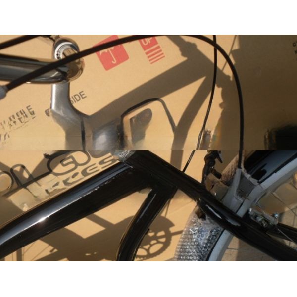 Hard Frame 26" Wheel Size Shimano 7 Speed American Rear Rack Men Beach Cruiser Bike