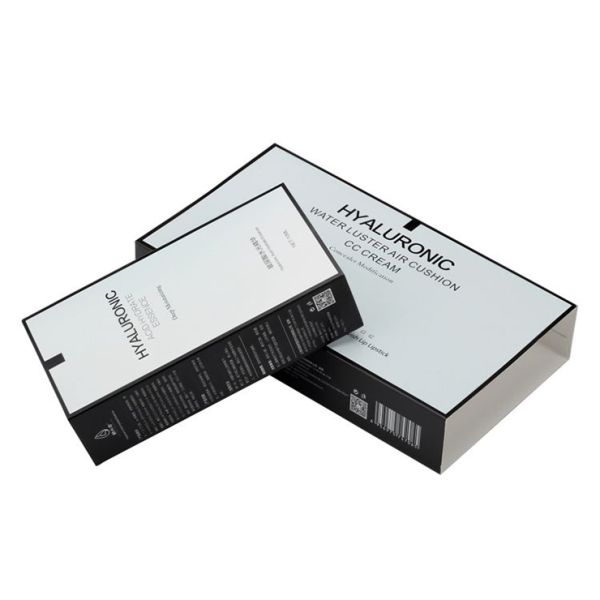 BAILI Economical Custom Printing White Cardboard Cosmetic Box Sleeve