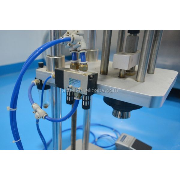 Manual Hand Pneumatic Pedal Control Pneumatic Perfume Crimping Machine Glass Perfume Bottle Capper Perfume Crimping Cool