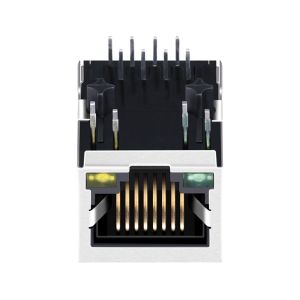 13F-69GYDNW2NL RJ45 Jack Module With Magnetic 10/100 BASE-T LPJ0006BBNL