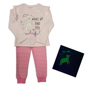 Printed 100% Cotton Sleepwear Set for Girls Customized Design in Autumn and