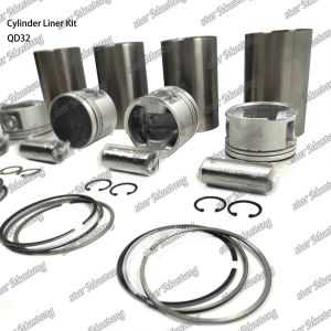 Cylinder liner kit QD32 For Mitsubishi Engine Spare Parts