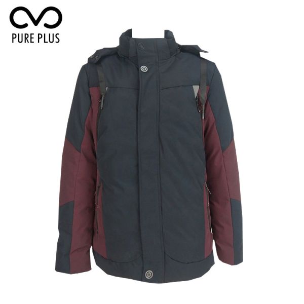 Buy 2XL-6XL Large Mens Lightweight Jacket , Hooded Black Padded Jacket Mens at wholesale prices