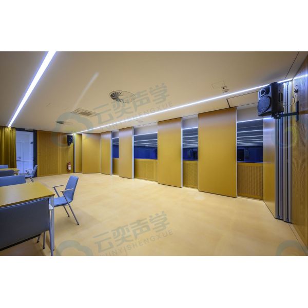 Soundproof Folding Partition And Sliding Walls Operable Movable Door For Office