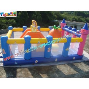 Customized Princess Giant Inflatable Amusement Park Games / Inflatable Funcity