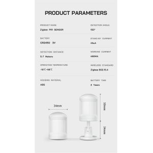 Zigbee Human Motion Sensor(JMPIR01)