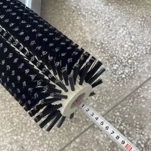 PP Base Material Nylon Cylinder Rotary Cleaning Roller Brush