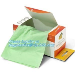 compostable Scented biodegradable nappy bag, fragrant bin bags, disposable nappy