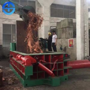 2000KG/M3 Bale Density Turn Over Out Hydraulic Scrap Baler
