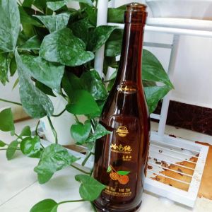 300ml 750ml 1000ml Classical Luxury Customized Amber Glass Bottle for Juice