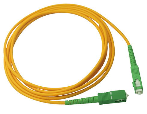 Buy Simplex 2.0mm LSZH Fiber Optic Patch Cord SC / APC Connector to SC / APC SM at wholesale prices