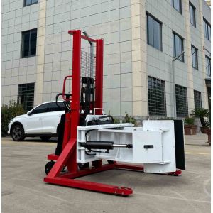 500kg 1.6m Paper Roll Semi Electric Stacker PU Wheel