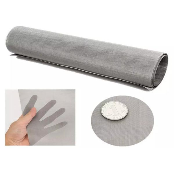 Twilled Dutch Weave 1 Micron Stainless Steel Mesh 1500mm Width Customized