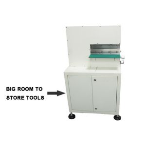 Pneumatic Driven Blade Metal Low Cutting Force Stress V Cut PCB Depanelizer HS