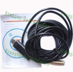 Waterproof USB Cable Wire Endoscope Snake Inspection Camera E-04