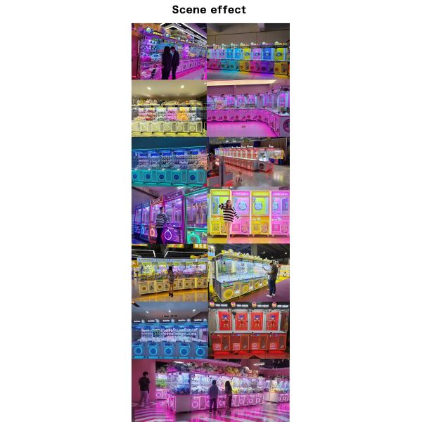 Claw Crane Machine Coin Operated Games Mini Plush Toy Vending Machine With Bill Acceptor