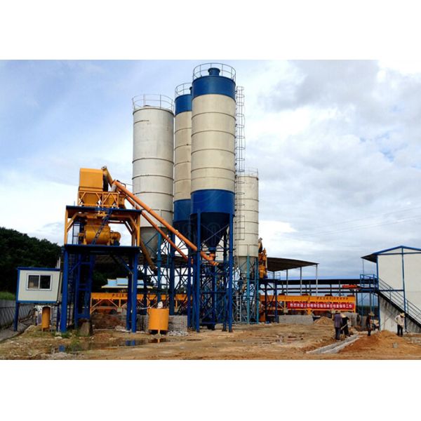 Buy Commercial Ready Mix Dry Batch Concrete Plant Pilot Operation Structure at wholesale prices