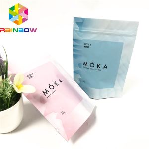 High Quality Biodegradable Smell Proof Matte Black Plastic Packaging Bags