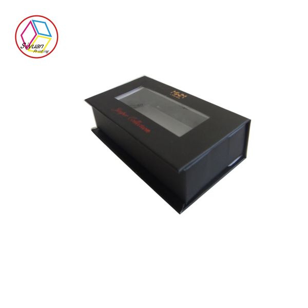 Buy Custom Hair Packaging Boxes With PVC Window Coated Paper OEM Service at wholesale prices