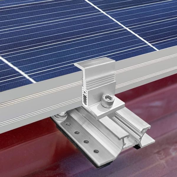 Solar Accessories Mounting Clamp for High End Customized Solar Roofs 25 Years