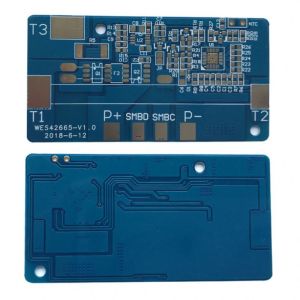 Blue Soldermask Automotive PCB Customized FR4 Circuit Board Immersion Gold