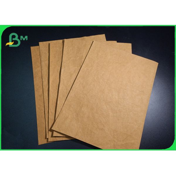 0.55mm Thickness Brown Washable Kraft Paper Roll For Making Handbags