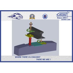 Quality Highly Elastic Vossloh W14 Rail Fastening System With Skl14 Tension Clamp And Angle Guide Plate for sale