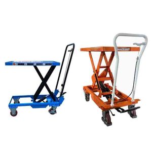 Portable 150kg Single Scissor Small Hydraulic Scissor Lift Max Height 29.72in