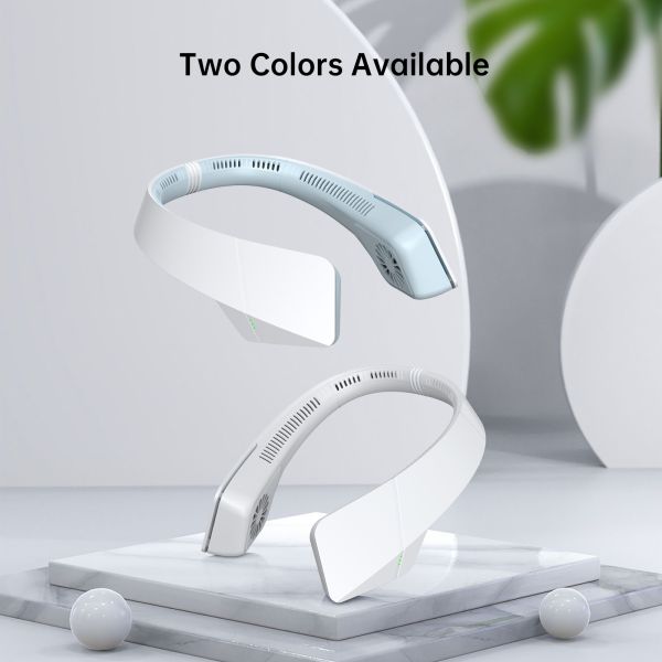 Stay Cool and Comfortable with Three Wind Speed Mini Rechargeable Hanging Neck Fan