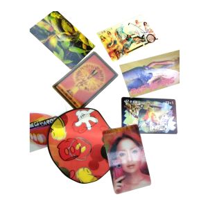 Glass Free 3D 0.3mm PET Lenticular Adhesive Card