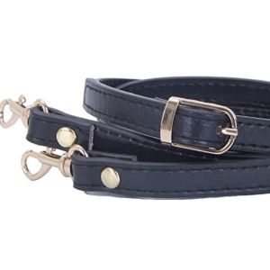 150cm Dustproof Black Adjustable Leather Purse Straps ODM Alalamu