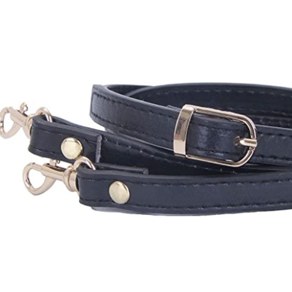 Buy 150cm Dustproof Black Adjustable Leather Purse Straps ODM Alalamu at wholesale prices