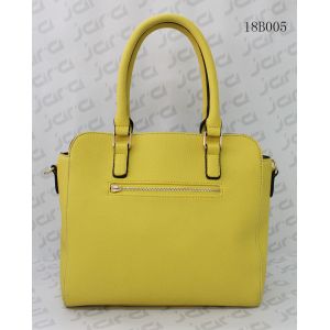 Contrast Colors Crossbody Tote Bag , PU Material Female Handbags Two Way Use