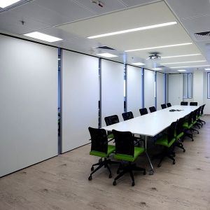 Aluminium Sliding Acoustic Room Dividers Office Removable Partitions For