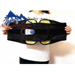 Adjustable Pulley Pull Rope Waist Back Support Belt With PVC Support Plate