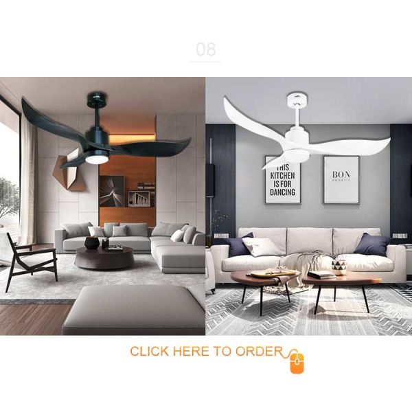Home Hotel and Office 52" High Speed Decorative Ceiling Fan with Modern European Style