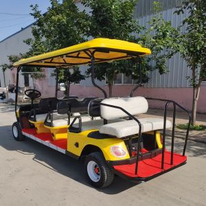 72V Hunter Custom Electric Golf Carts Eight Passenger 850KG Weight