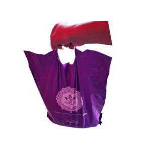 Lightweight 5mil Flexible Mailing Envelopes Die Cut Handle Bags