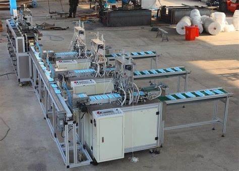 Buy Easy Operation Non Woven Mask Making Machine Modular Humanized Design at wholesale prices