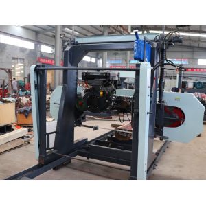 Portable horizontal band saw mill woodworking machinery band saw