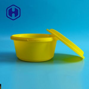 Party Gathering 1100ml 1500ml IML Plastic Containers Custom With Cap