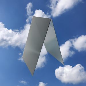 2mm Grey 4feet-7feet Polycarbonate Roofing Sheets Withstand Extreme Weather