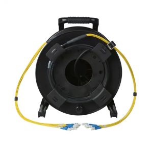 Foldable Cable Reel Cart 50kg With Solid Rubber Wheels / 2 Handles