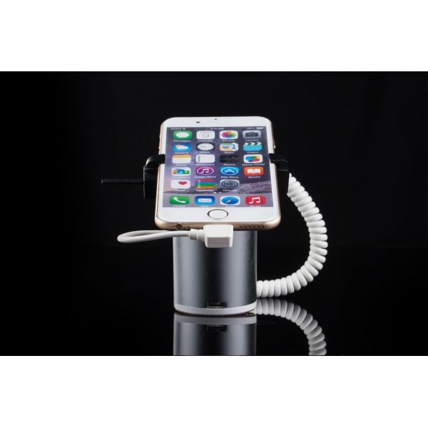 COMER handsets security single alarm retail display stand with alarm sensor and