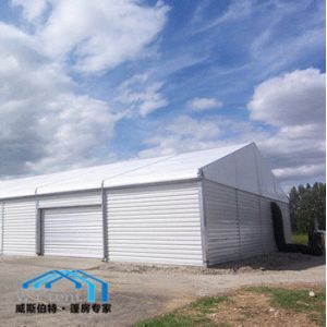 Quality Industrial Temporary Warehouse Tent Solid Wall Durable Aluminum Structure for sale