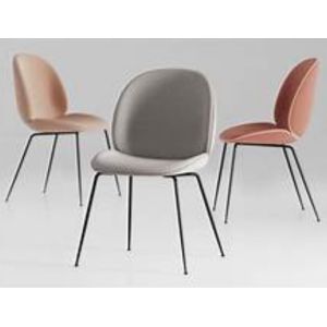Designer Furniture Fully Upholstered Shell Dinning Chair Gubi Beetle Chair
